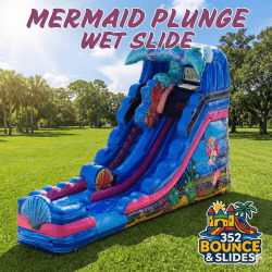 16ft Mermaid Plunge Wet/Dry Slide