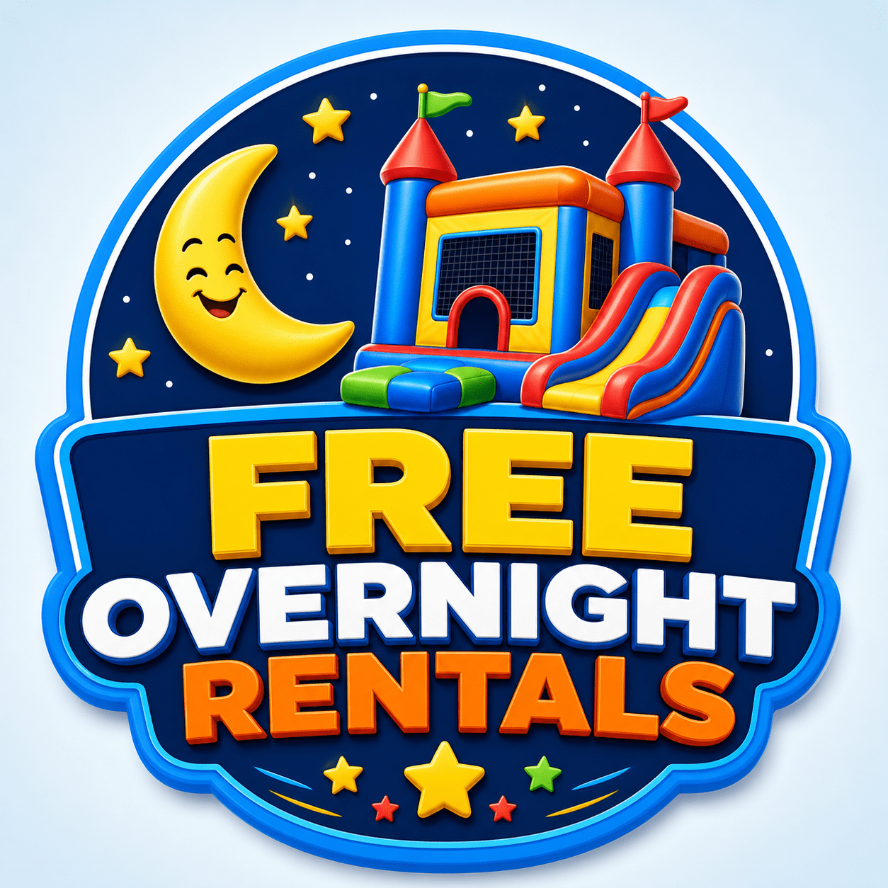 Free overnight inflatable rentals from 352 Bounce