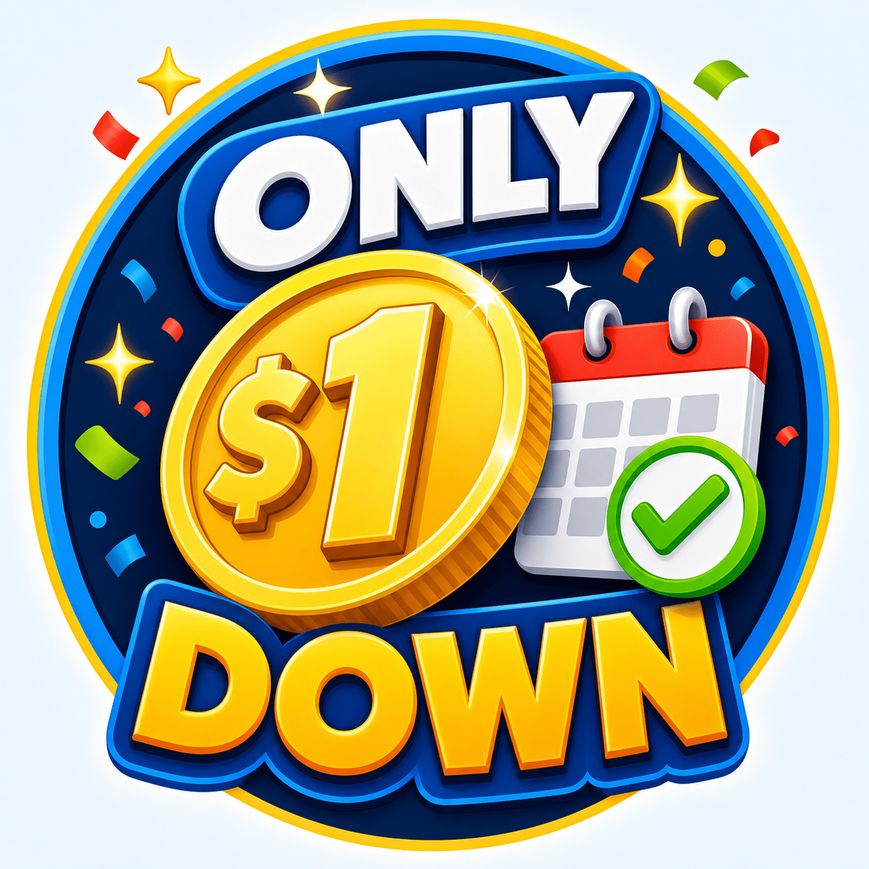 Only one dollar down to reserve with 352 Bounce