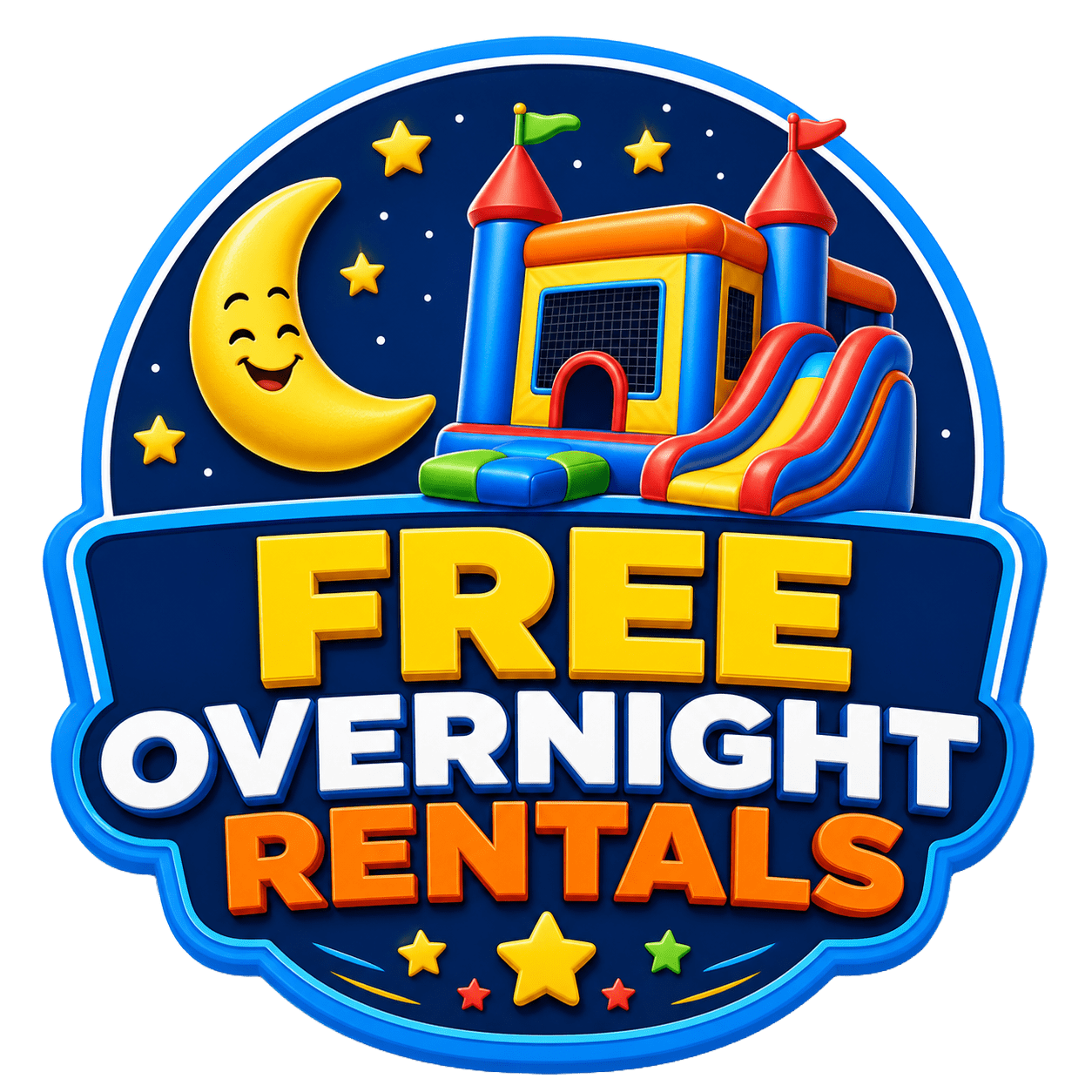 Free overnight inflatable rentals from 352 Bounce