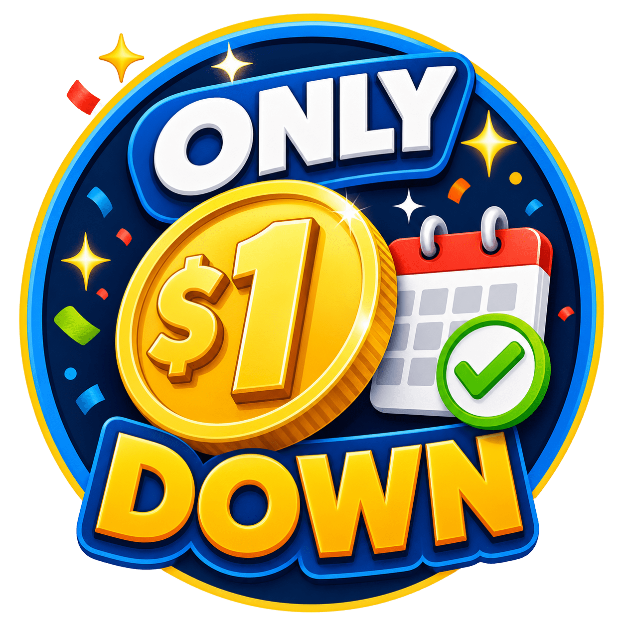 Only one dollar down to reserve with 352 Bounce